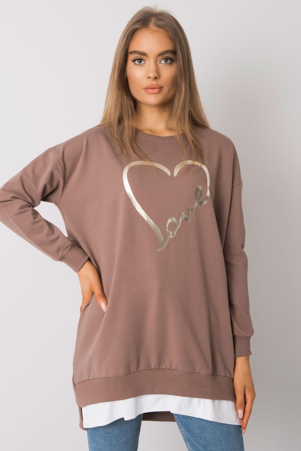Blouse femme Rue Paris Tunique Tunique — brun