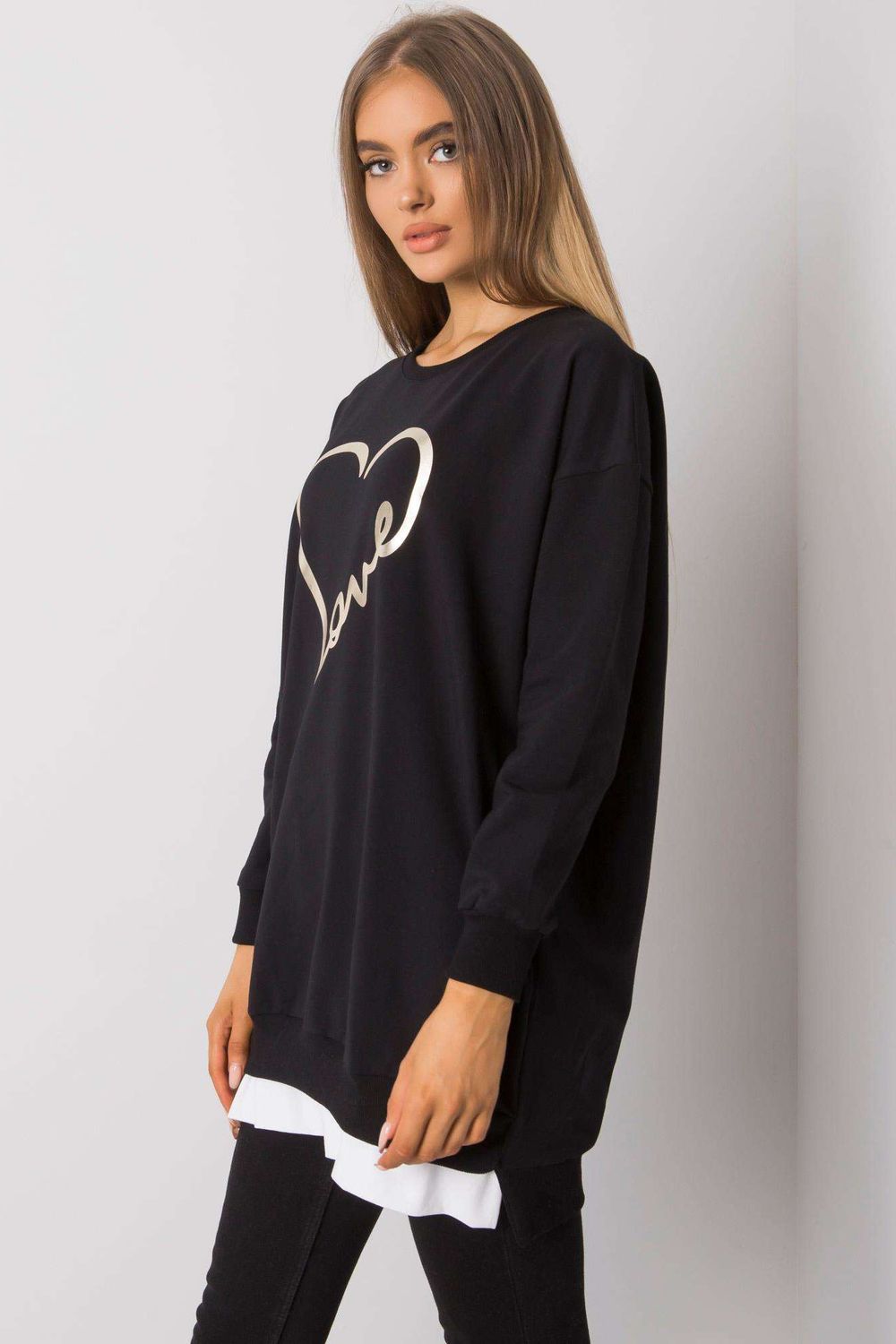Blouse femme Rue Paris Tunique Tunique — noir