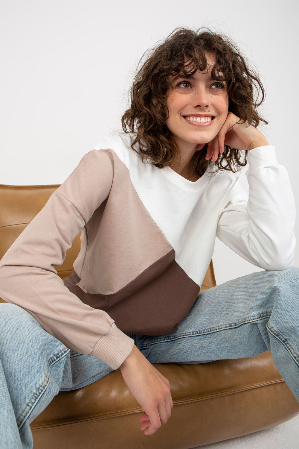 T-shirt femme Relevance Sweatshirt Sweatshirt — brun