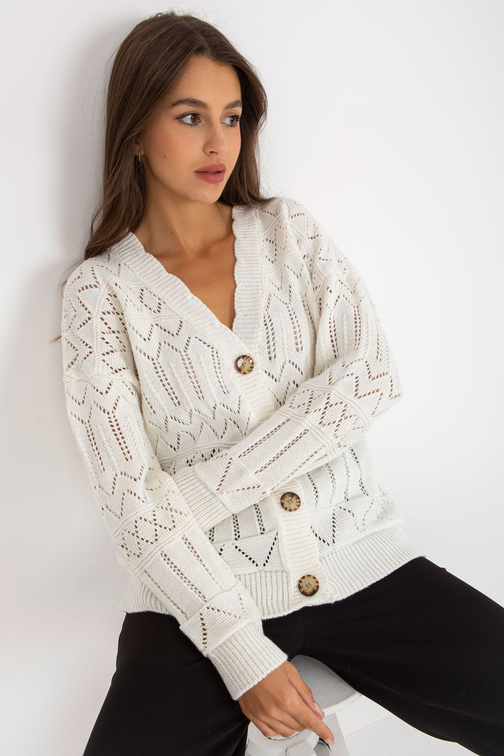 Cardigan femme Rue Paris — beige