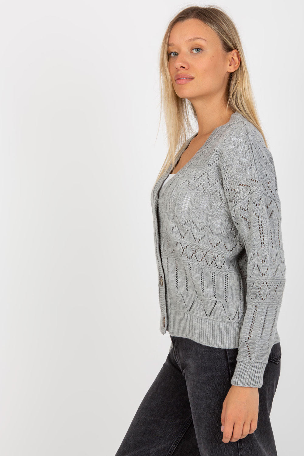 Cardigan femme Rue Paris — gris