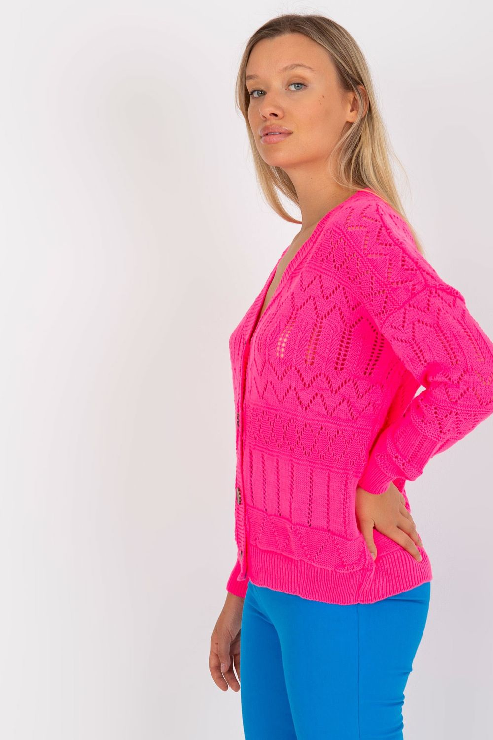 Cardigan femme Rue Paris — rosé
