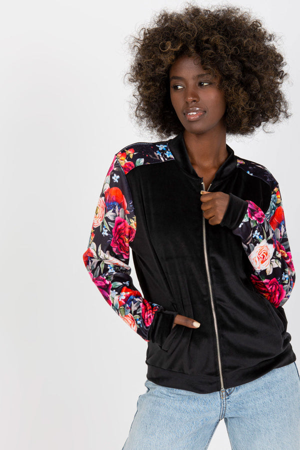 T-shirt femme Rue Paris Sweatshirt Sweatshirt — noir