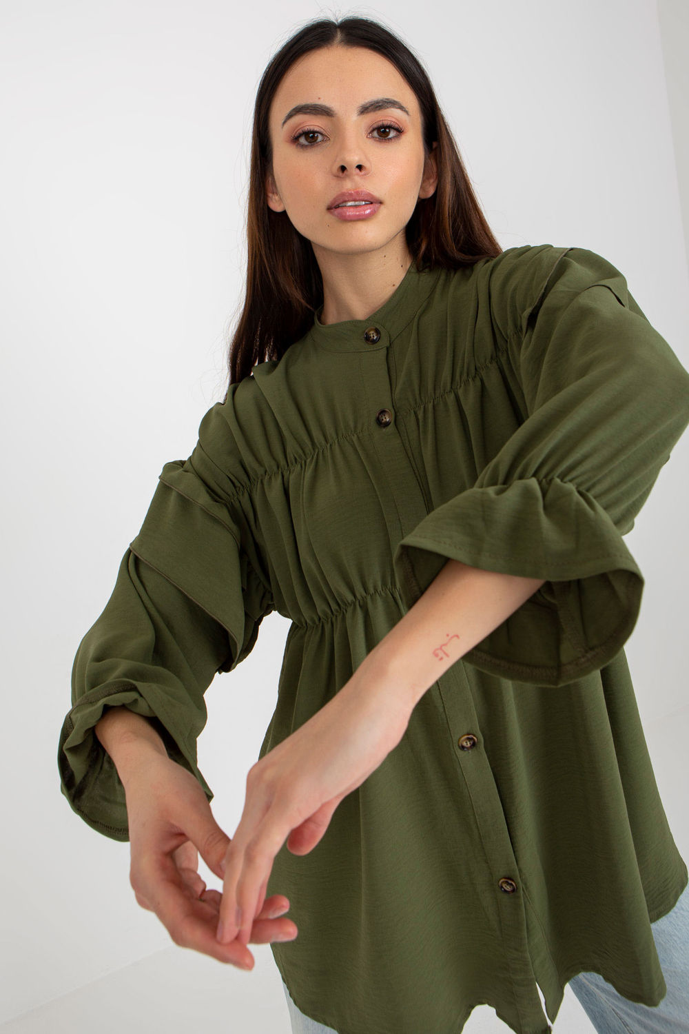 Blouse femme Och Bella — vert