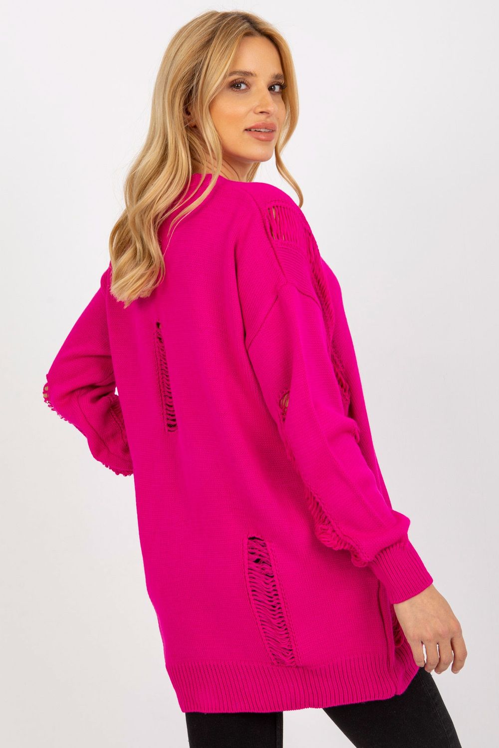 Cardigan femme Rue Paris — rosé