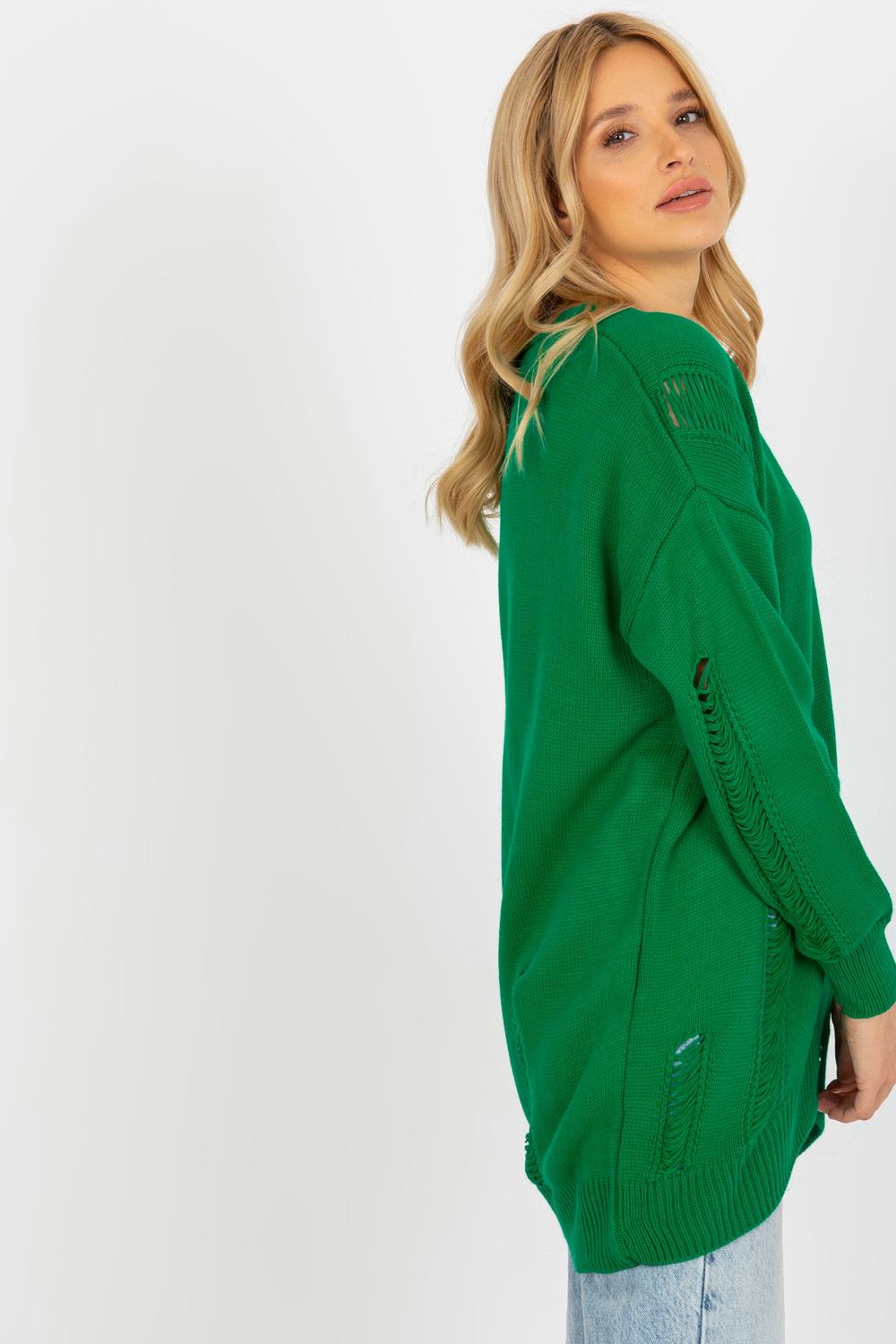 Cardigan femme Rue Paris — vert