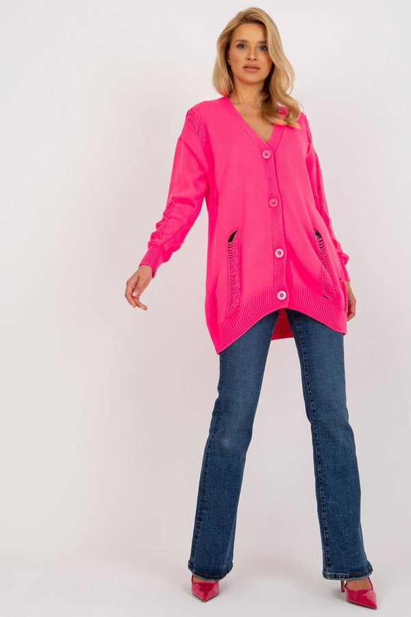 Cardigan femme Rue Paris — rosé