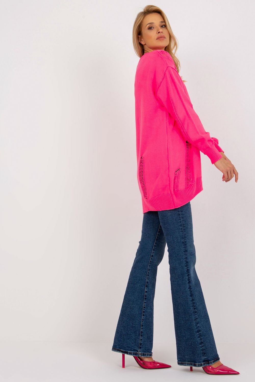 Cardigan femme Rue Paris — rosé