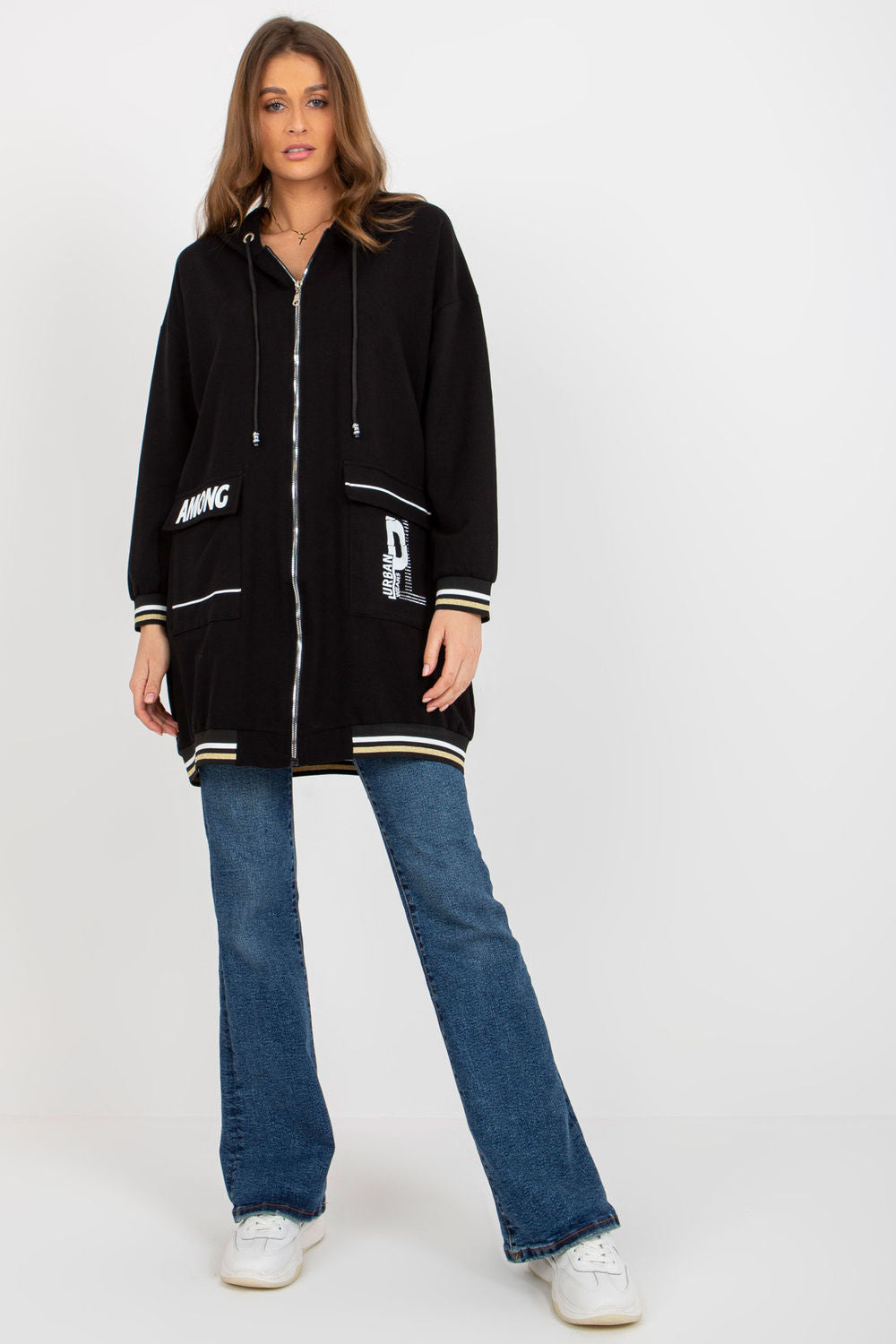 T-shirt femme Relevance Sweatshirt Sweatshirt — noir