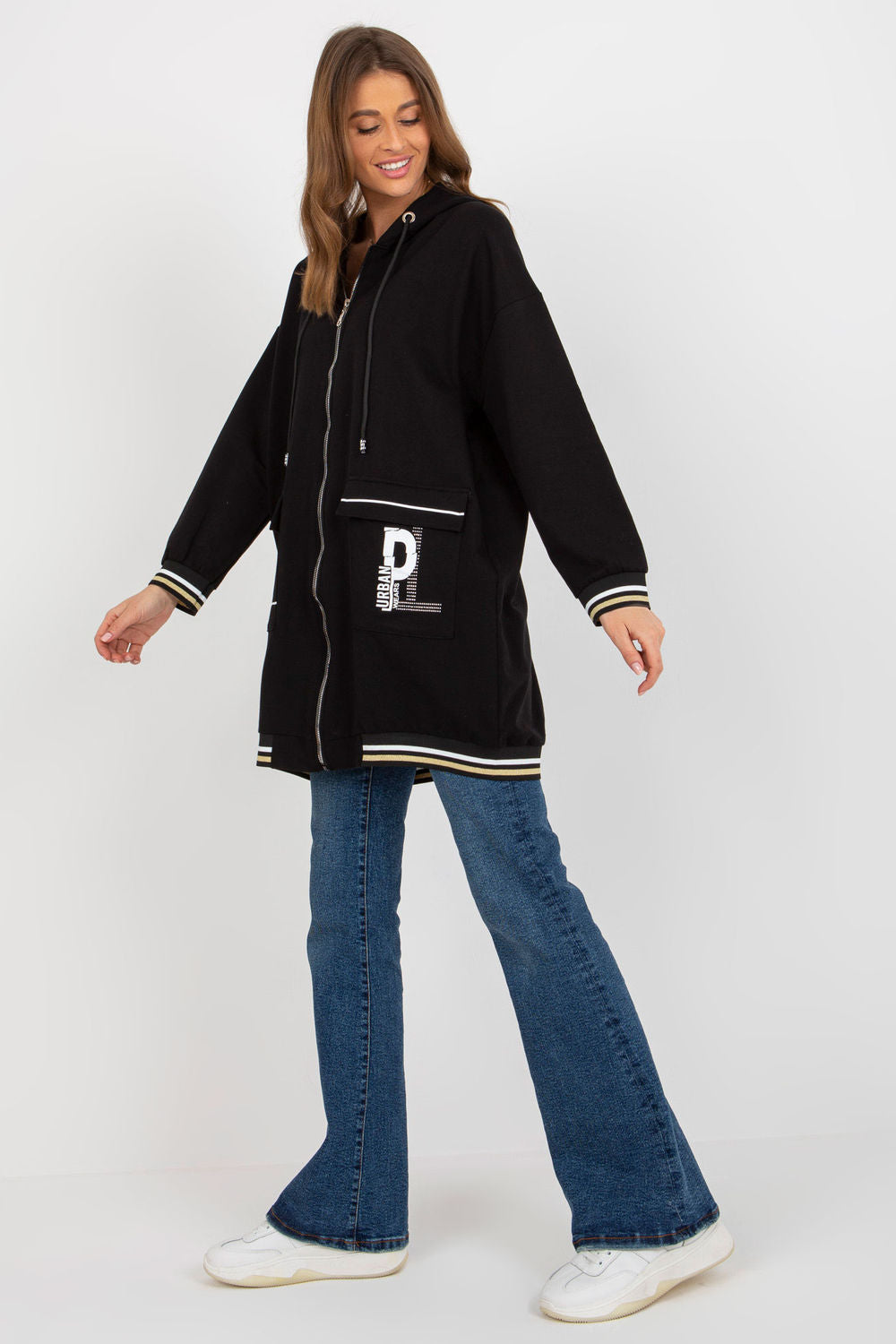 T-shirt femme Relevance Sweatshirt Sweatshirt — noir