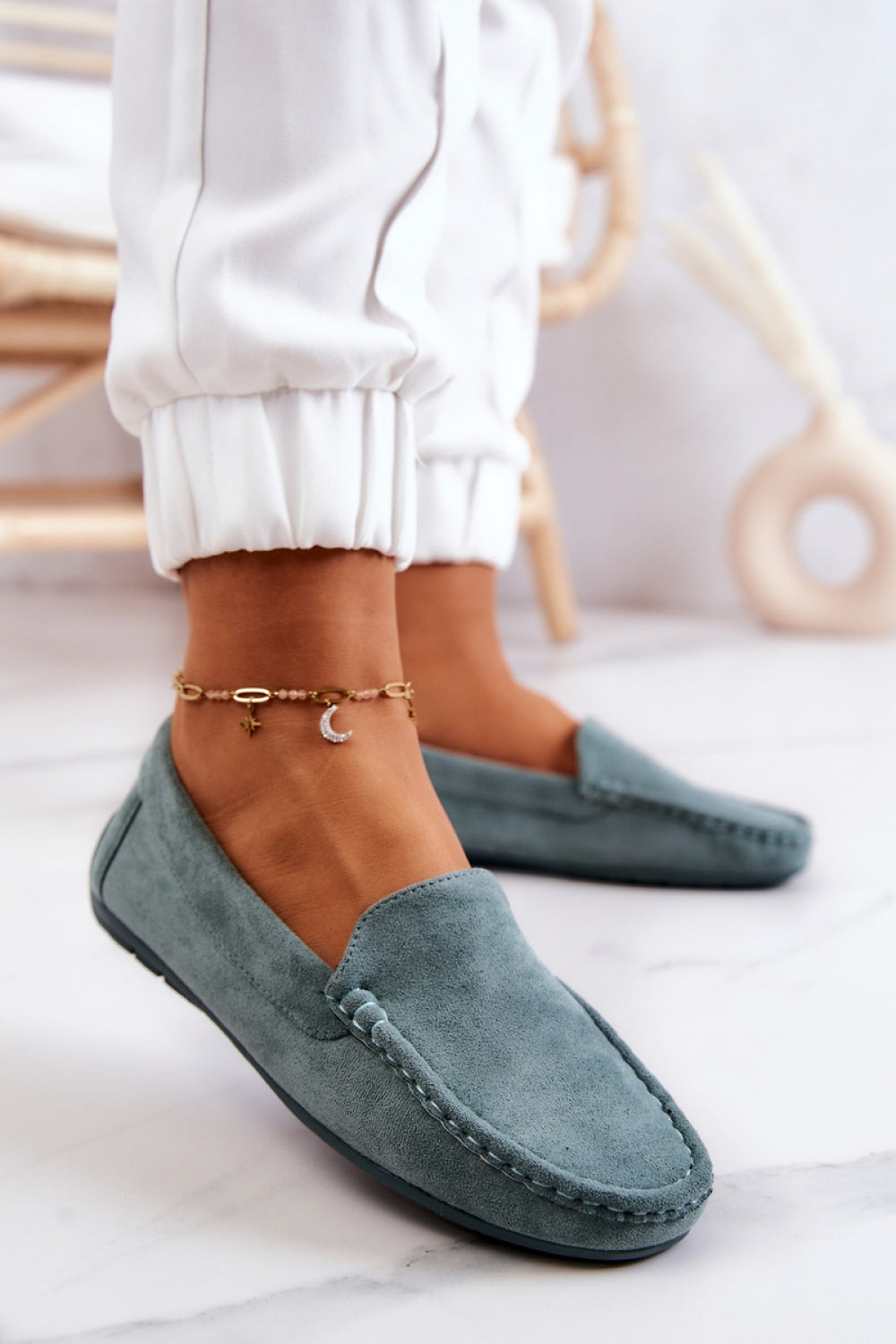 Moccasins femme Step in style — vert