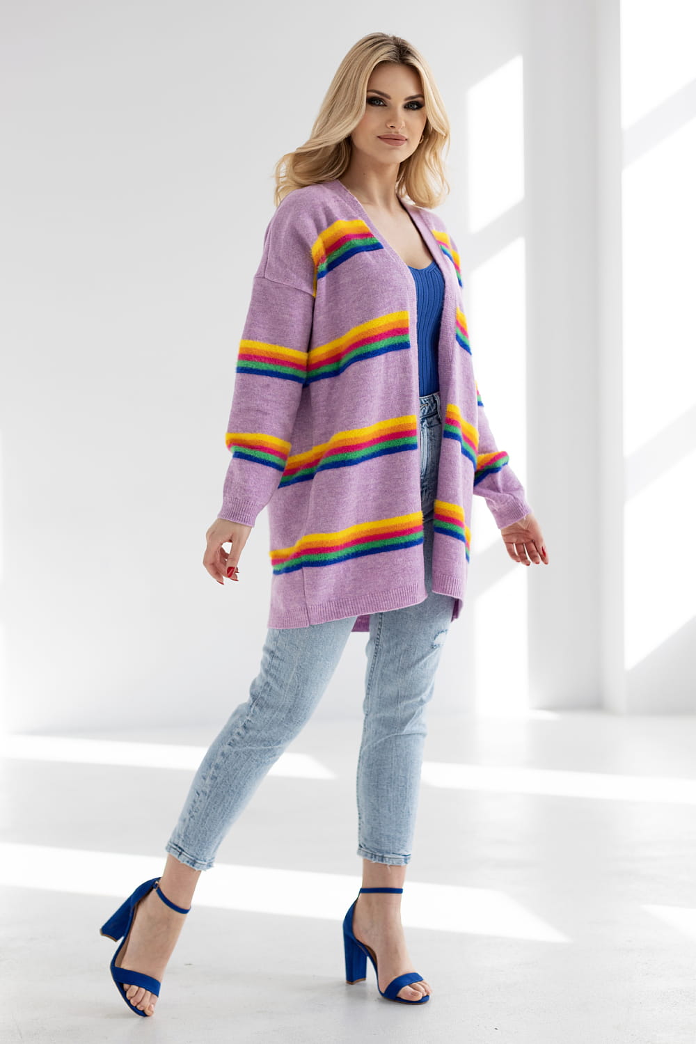 Cardigan femme PeeKaBoo — multicouleur
