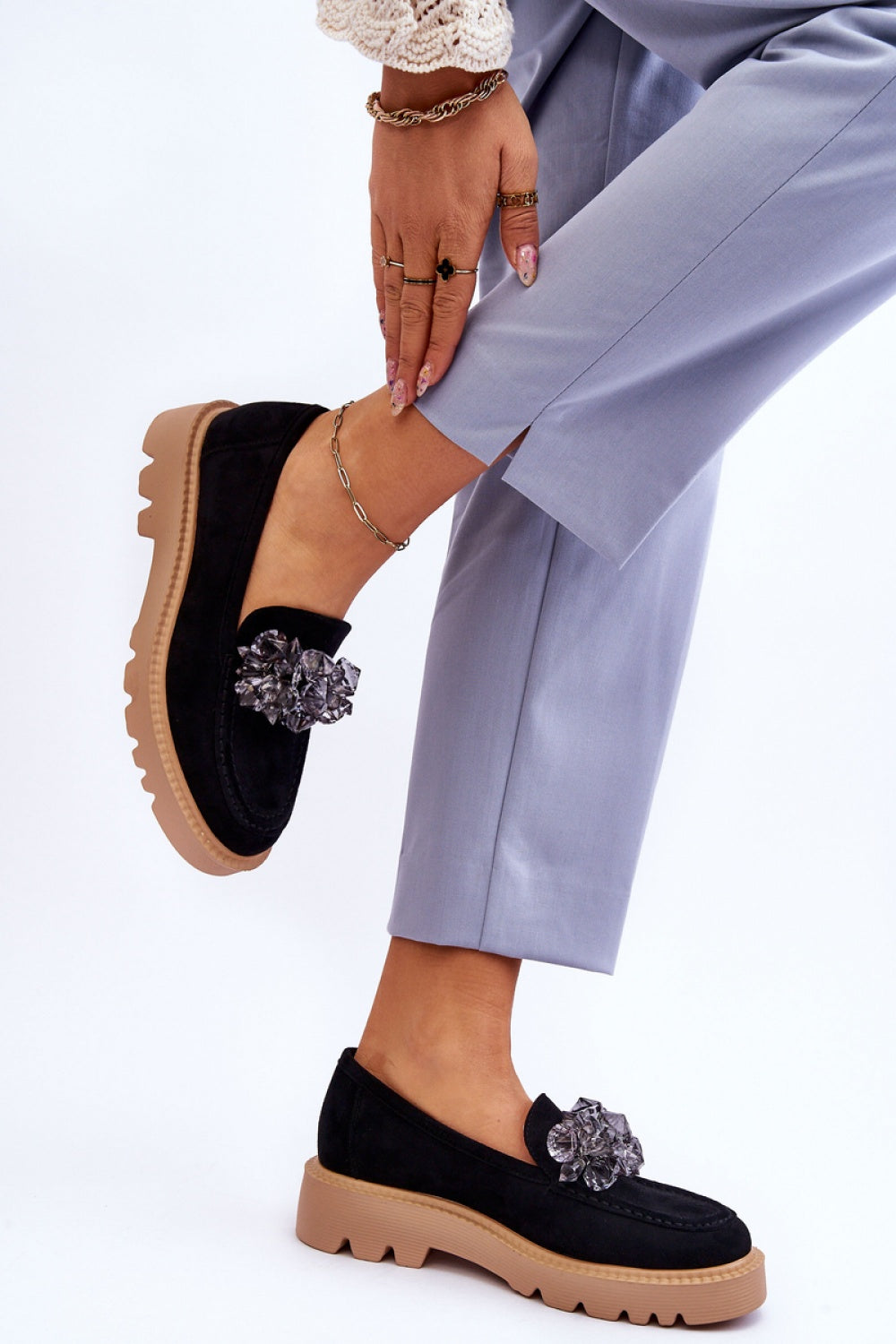 Moccasins femme Step in style — noir