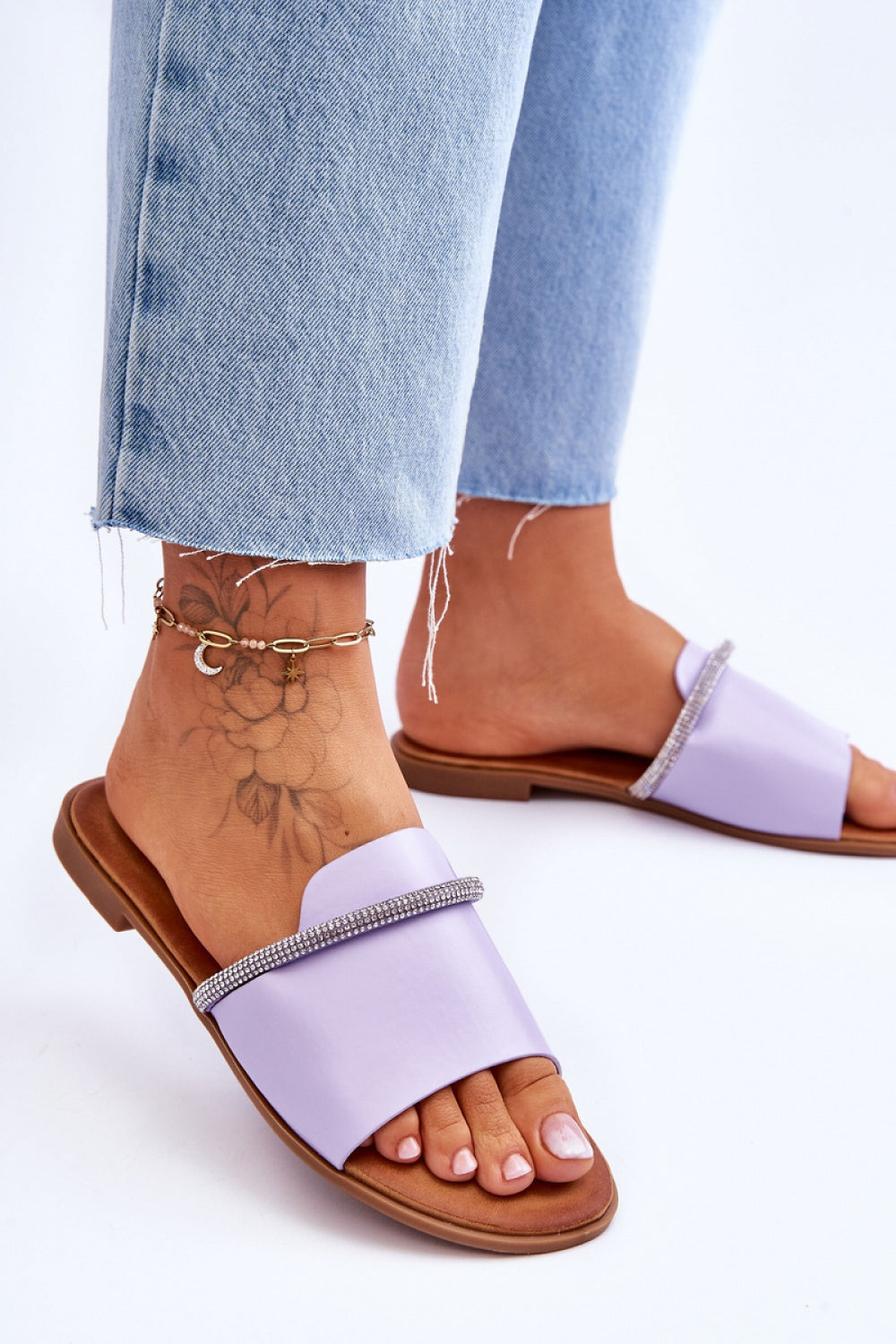 Sandales femme Step in style Clacquettes Clacquettes — violet