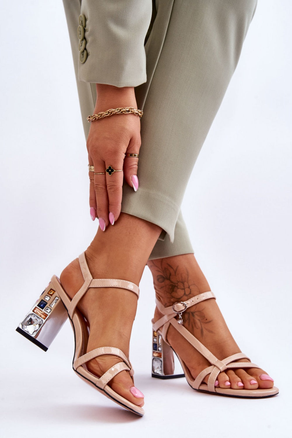 Sandales femme Step in style À Talons À — beige