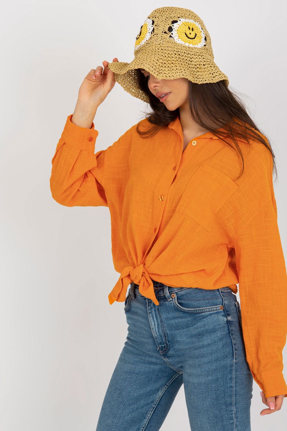 Blouse femme Och Bella — orange