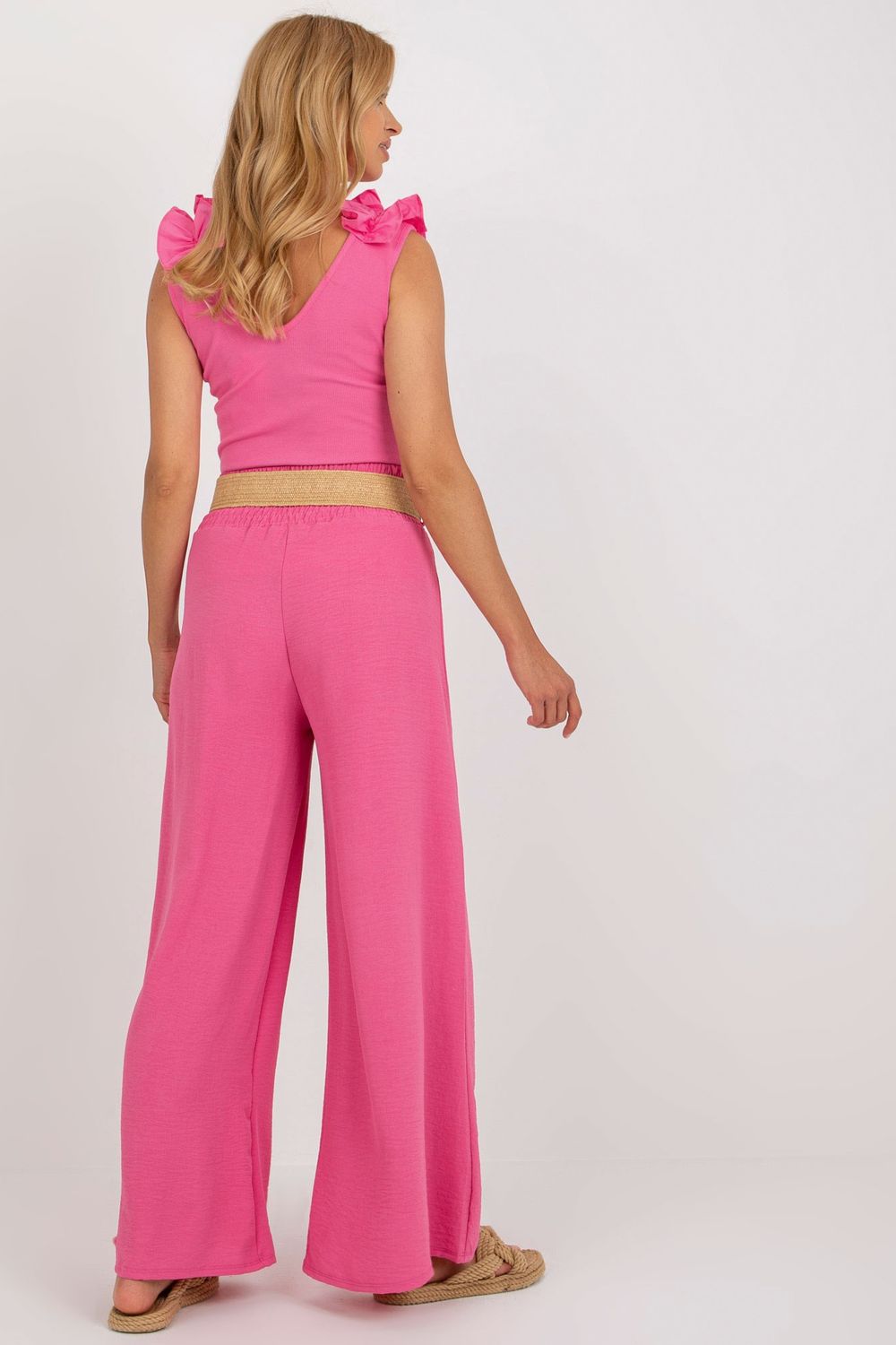 Chaussures à talons femme Italy Moda Pantalon Pantalon — rosé