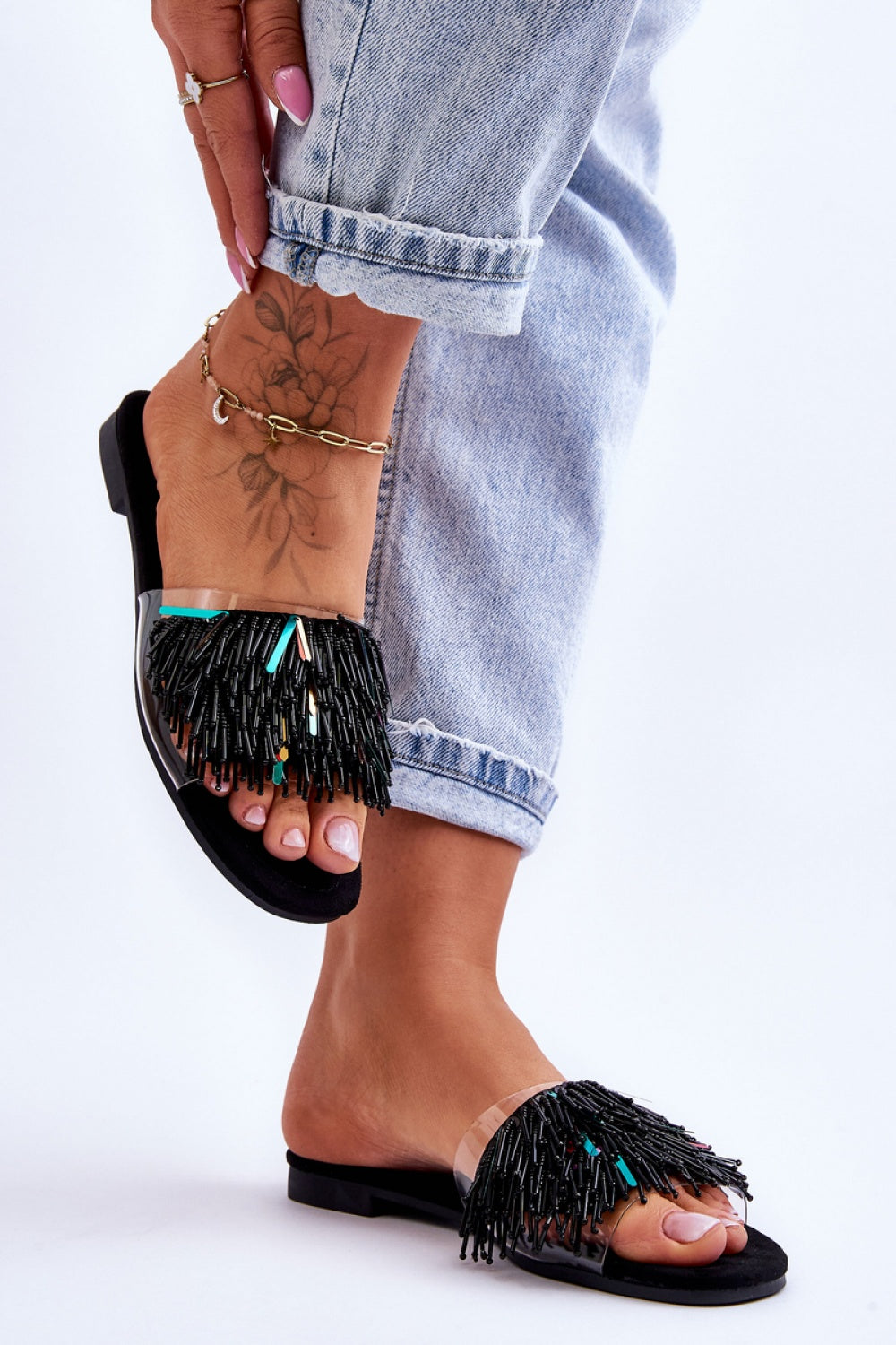 Sandales femme Step in style Clacquettes Clacquettes — noir