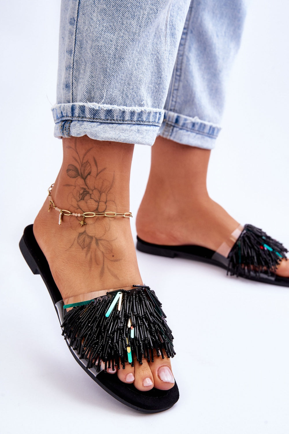 Sandales femme Step in style Clacquettes Clacquettes — noir