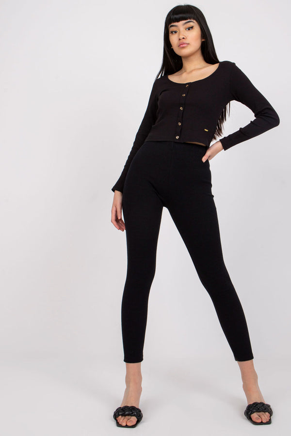 Chaussures à talons femme Rue Paris Leggings Longues Leggings — noir