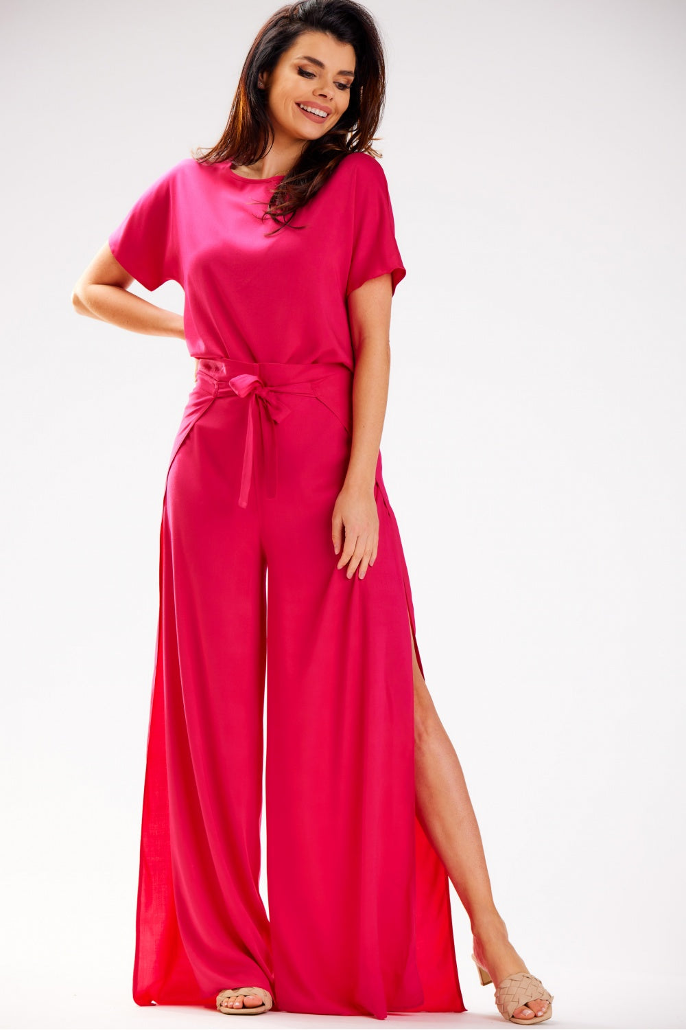 Chaussures à talons femme awama Pantalon Pantalon — rosé