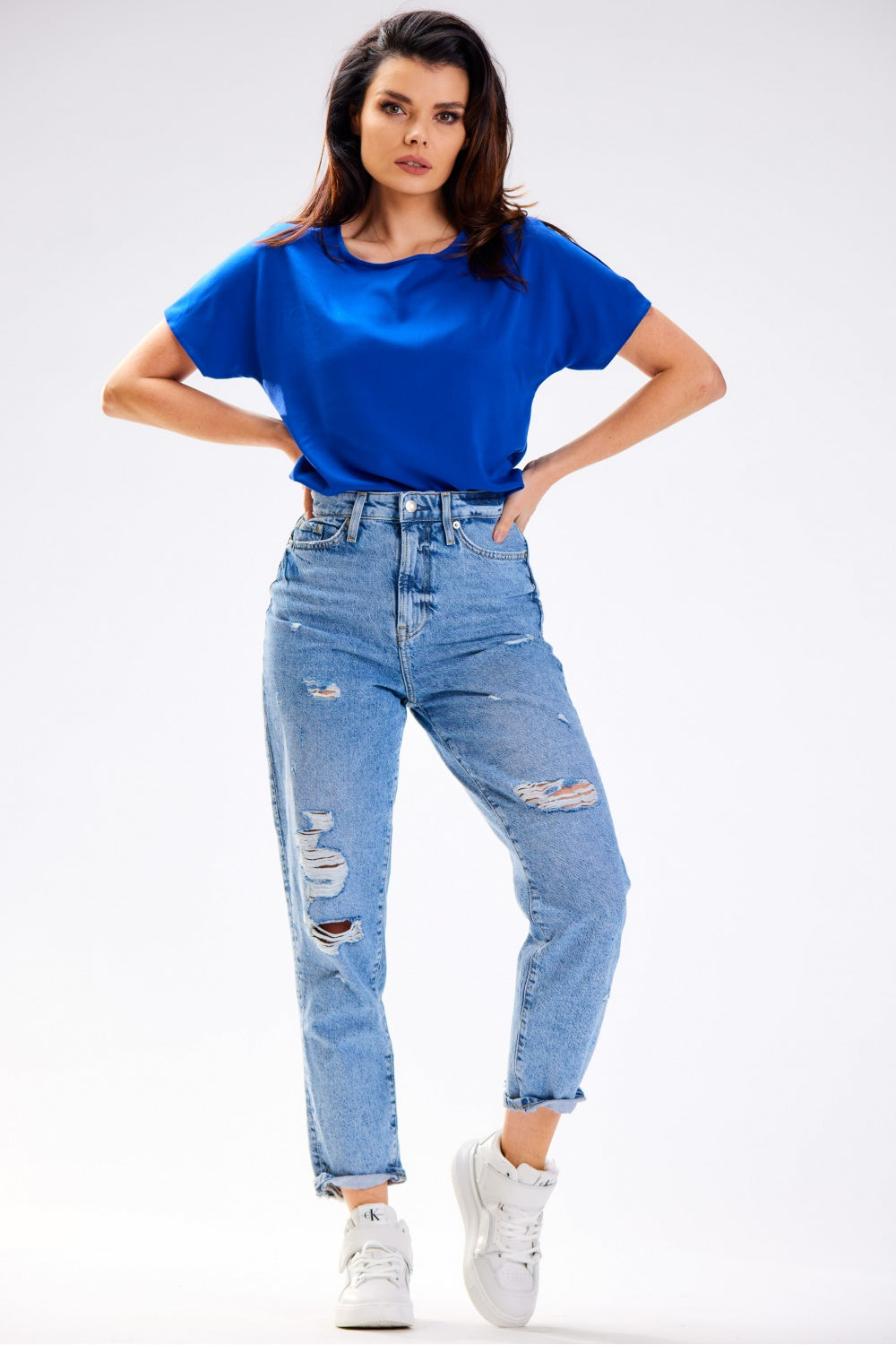 Blouse femme awama Chemisier Chemisier — bleu