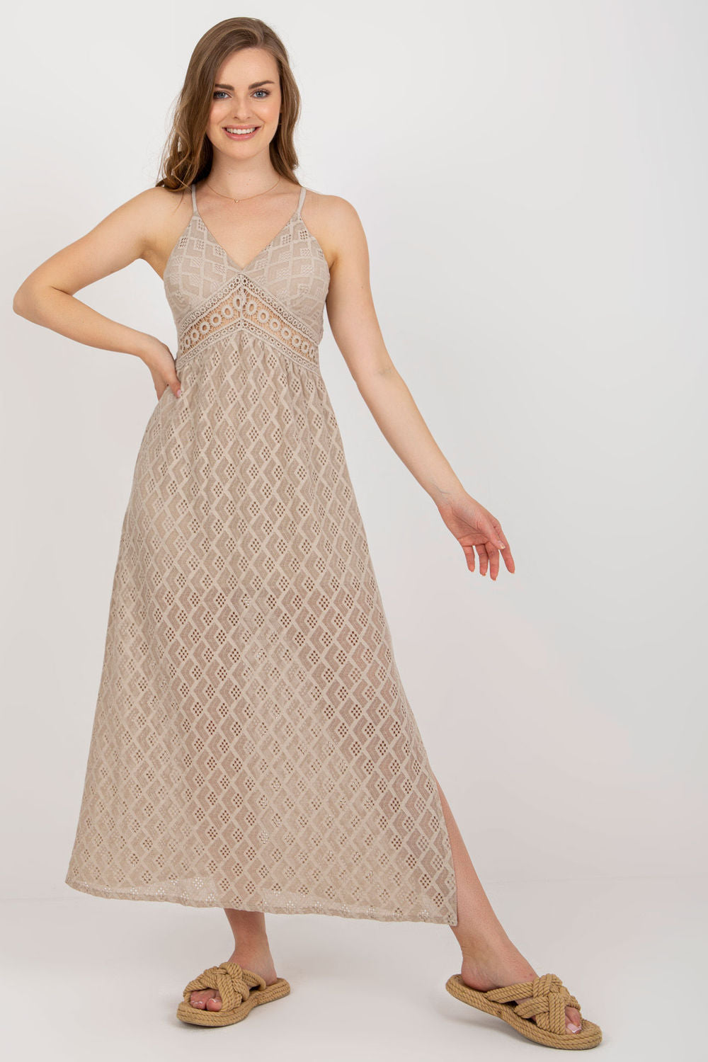 Robe femme Och Bella De Jour De — beige