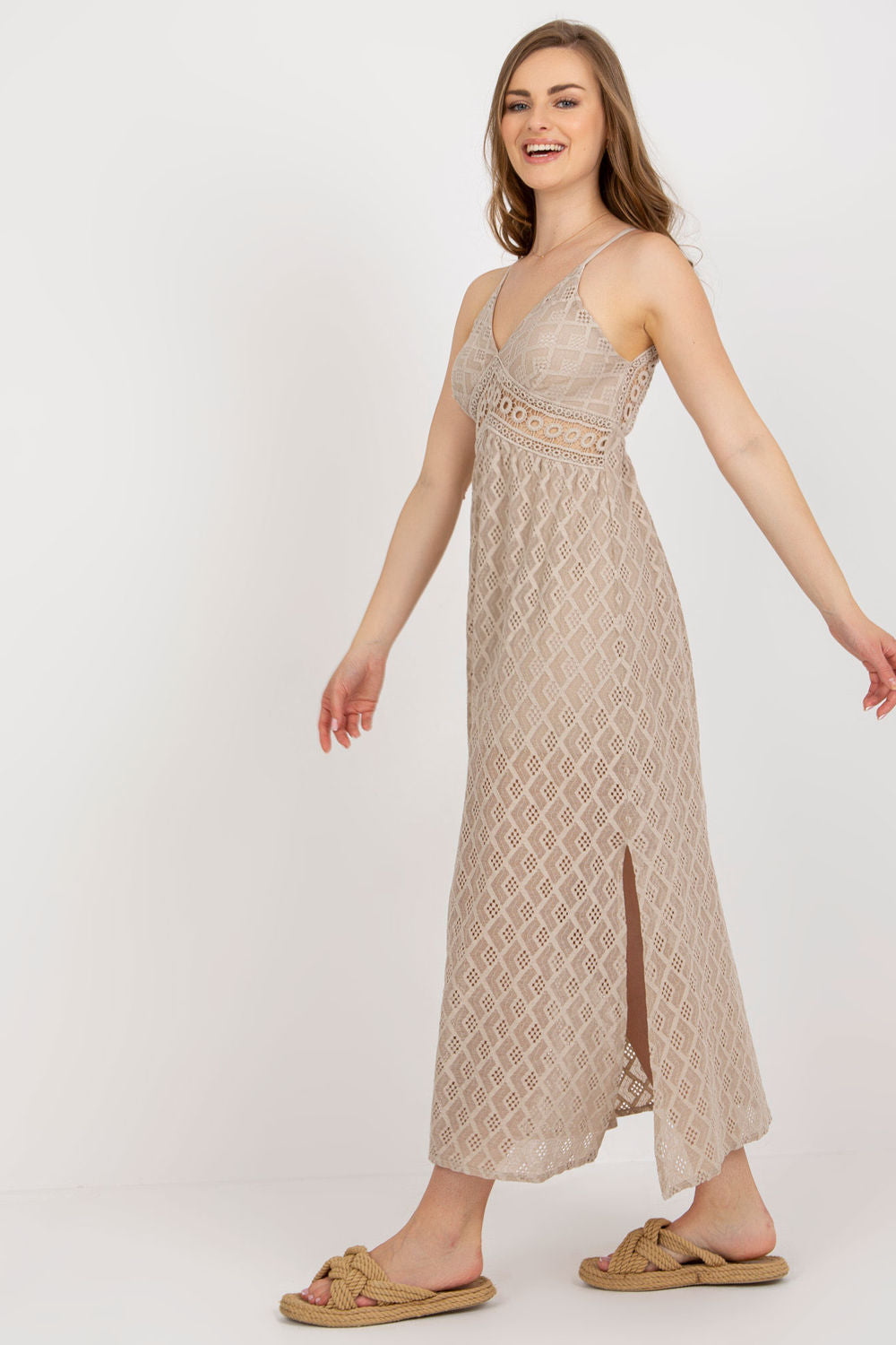 Robe femme Och Bella De Jour De — beige