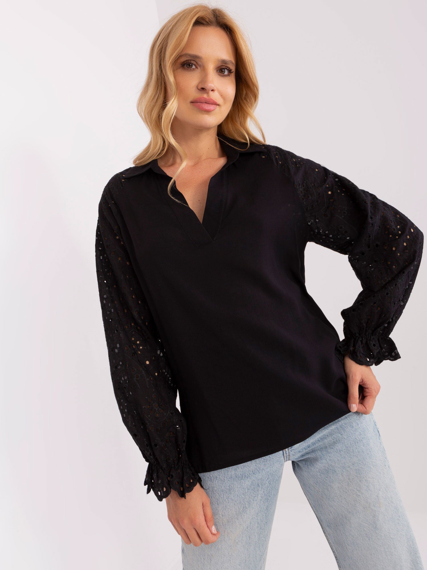 Blouse femme Lakerta Chemisier Chemisier — noir