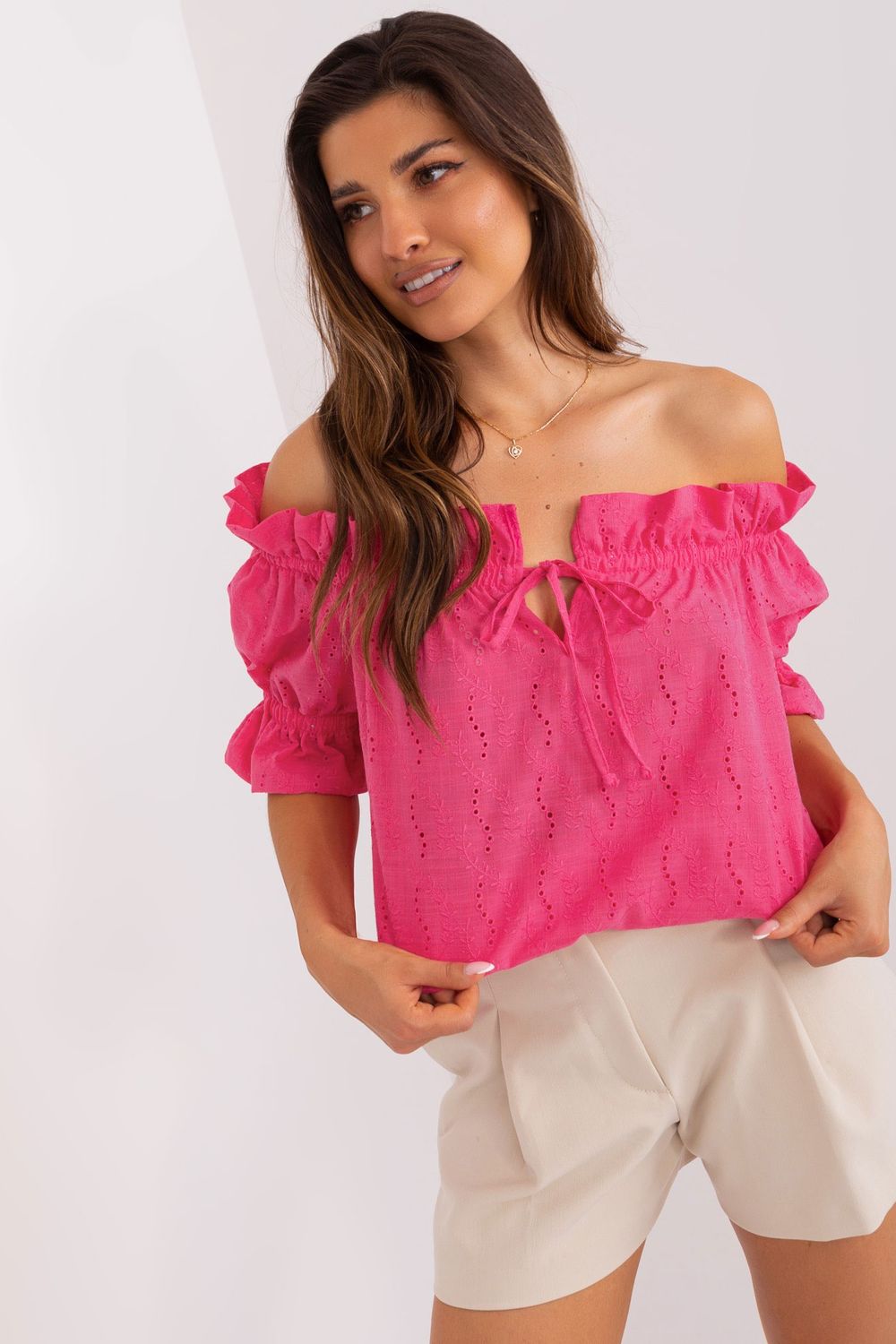 Blouse femme Lakerta Chemisier Chemisier — rosé