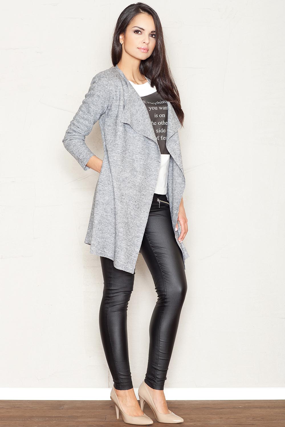 T-shirt femme Figl Sweatshirt Sweatshirt — gris