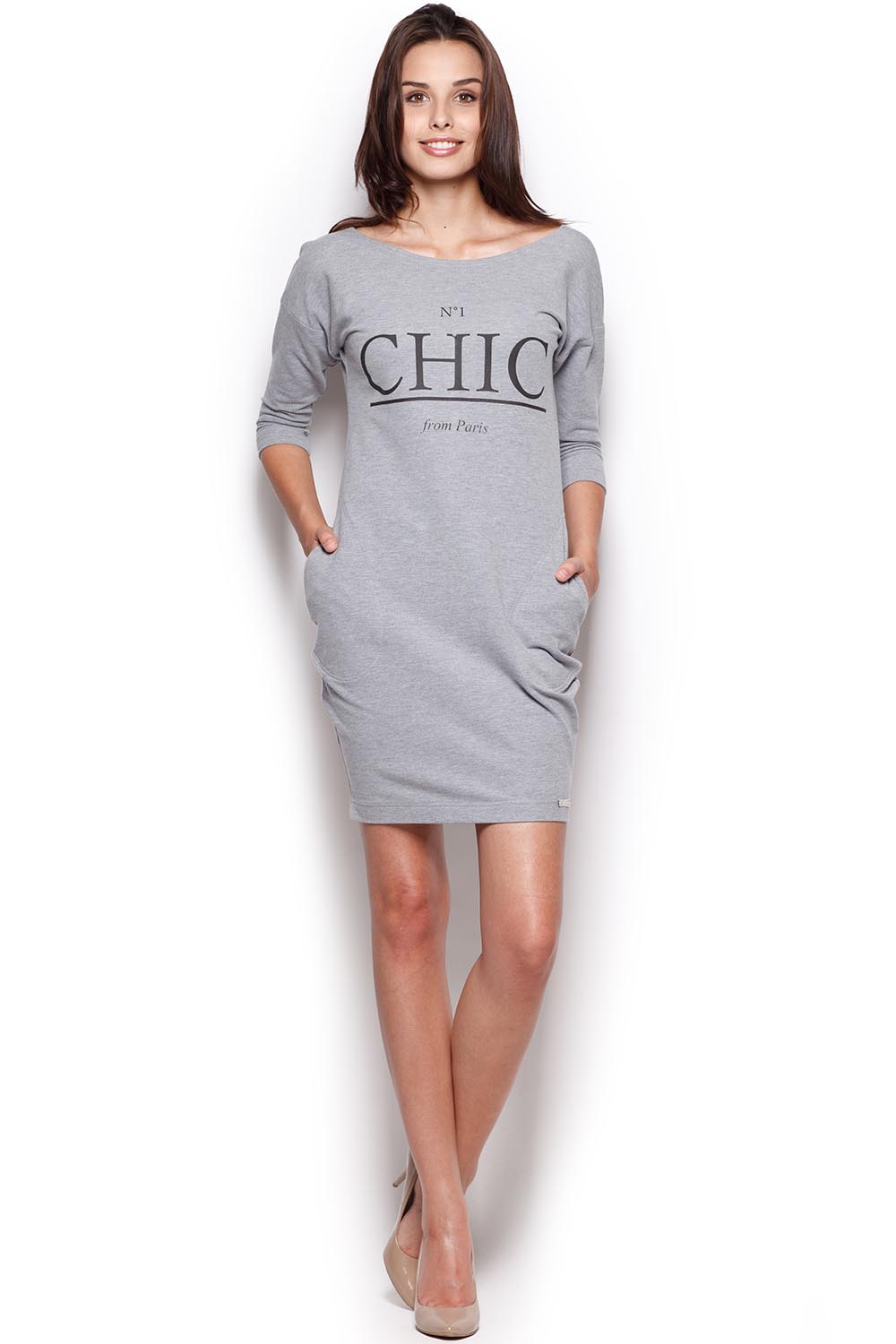 Robe femme Figl De Jour De — gris