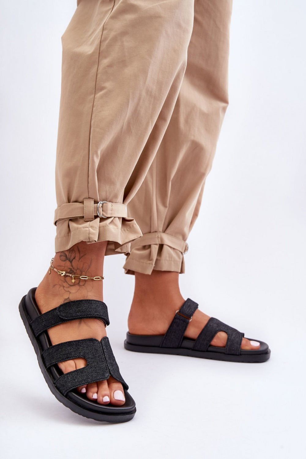 Sandales femme Step in style Clacquettes Clacquettes — noir