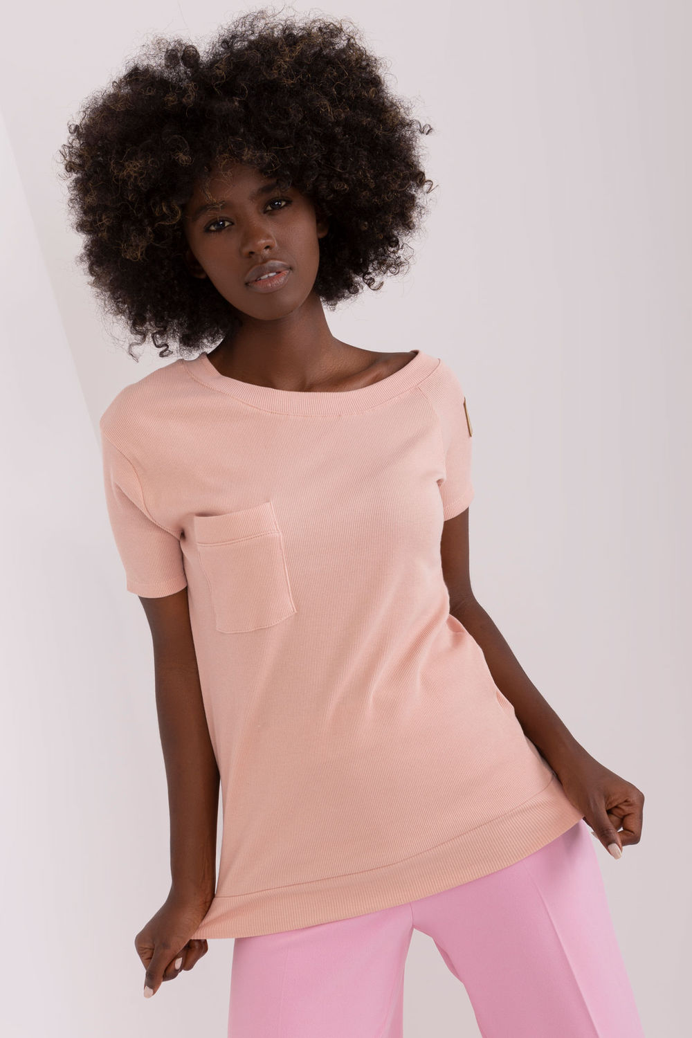 Blouse femme Och Bella Chemisier Chemisier — rosé