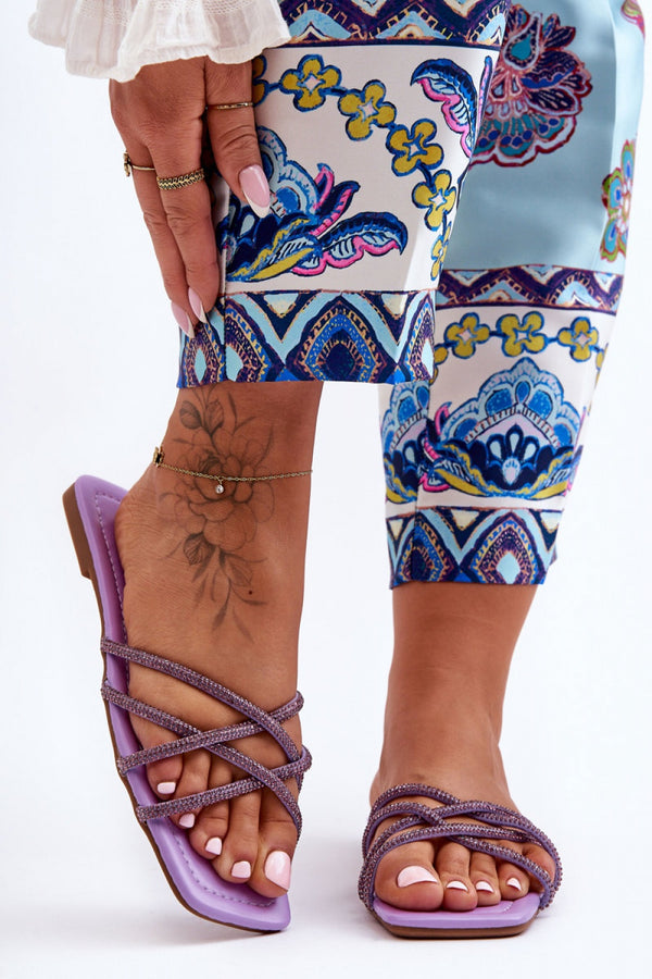 Sandales femme Step in style Clacquettes Clacquettes — violet
