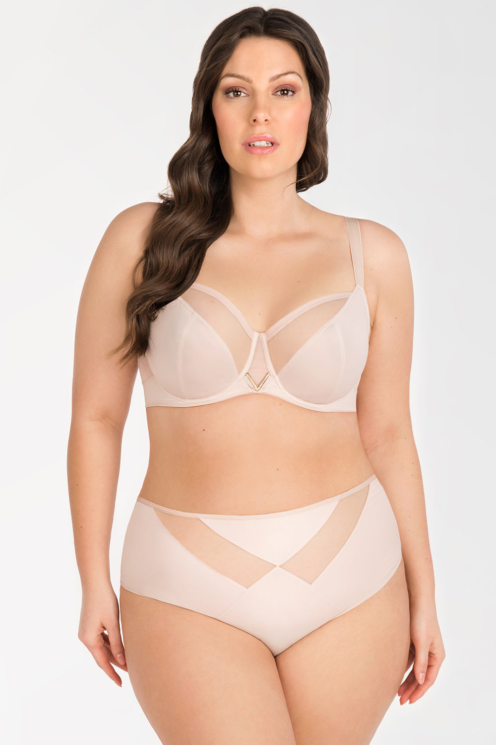 Soutien-gorge semi-soft femme Gorsenia Lingerie Soft Soft — beige