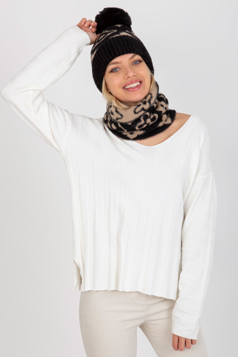 Bonnet femme AT — noir