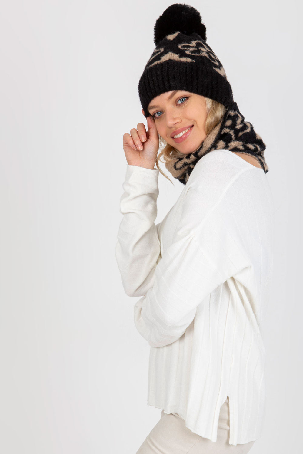 Bonnet femme AT — noir