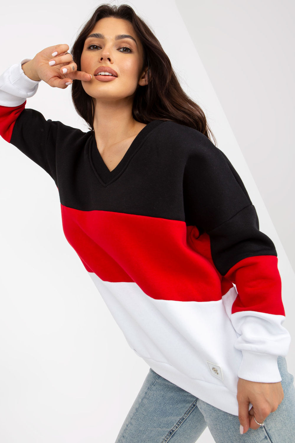 T-shirt femme Relevance Sweatshirt Sweatshirt — noir