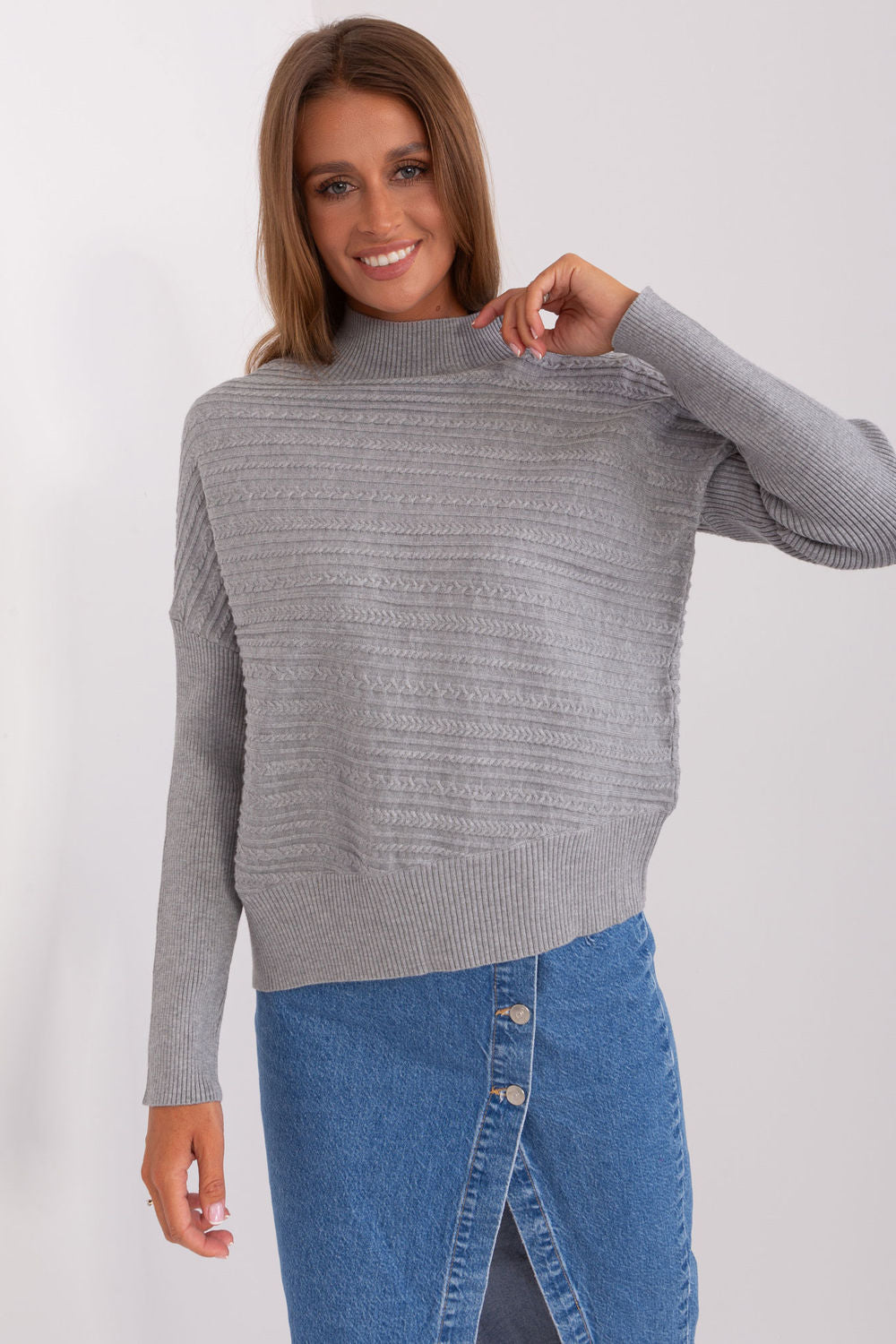 Pull femme AT Chandail Chandail — gris