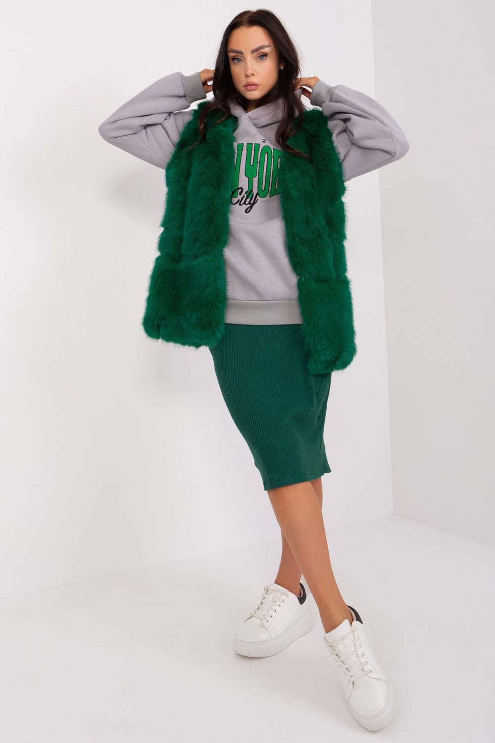 Gilet femme AT — vert
