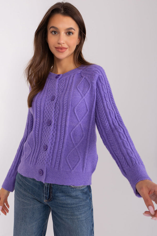 Cardigan femme AT — violet