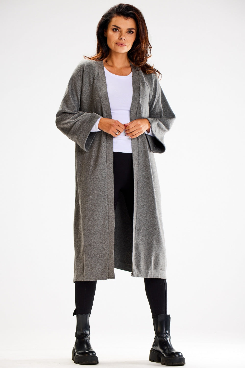 Cardigan femme awama — gris