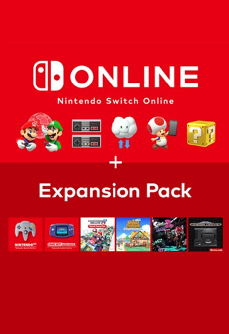 Nintendo Switch Online Membership 12 Months Individual + Expansion Pack | Nintendo eShop Key | EUROPE