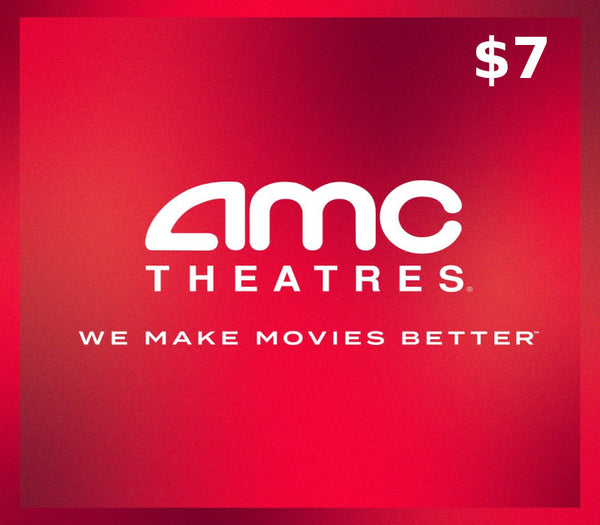 AMC Theatres $7 Gift Card