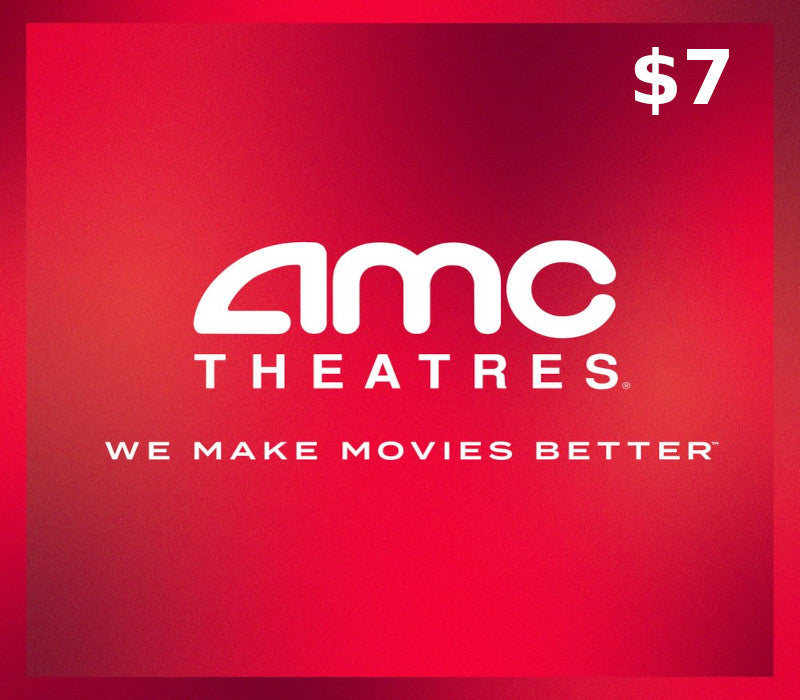 AMC Theatres $7 Gift Card