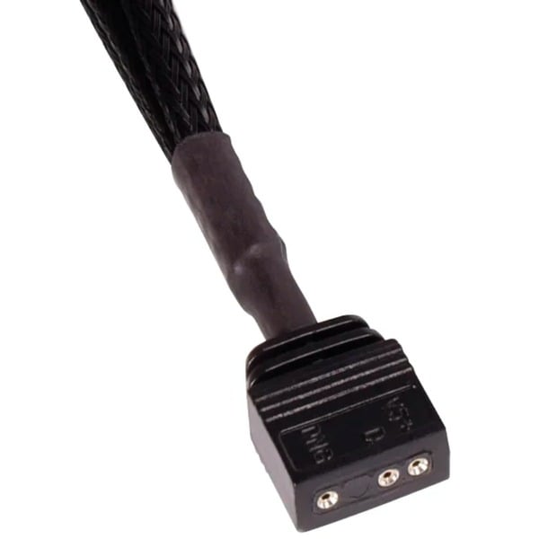 (€ 16,73 / 1 m) Alphacool Verlängerungskabel aRGB 3-Pin auf 3-Pin, 15cm - Alphacool - vue 2