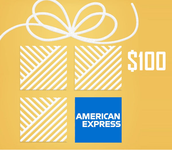 American Express $100 US Gift Card (6 Month Expiration)