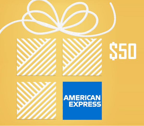 American Express $50 US Gift Card (6 Month Expiration)