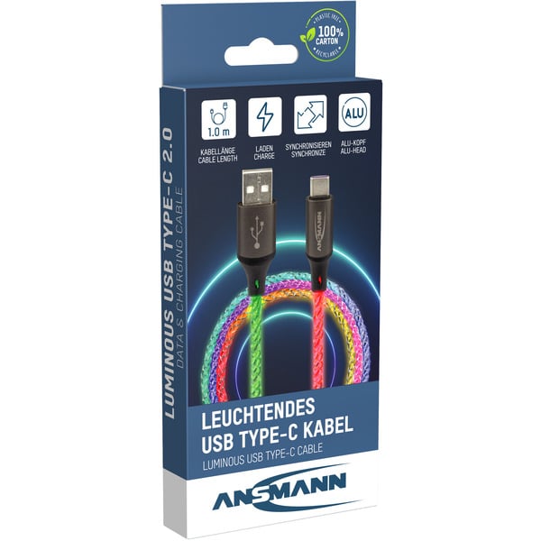 Ansmann USB-A auf USB Typ-C câble - Ansmann - vue 11